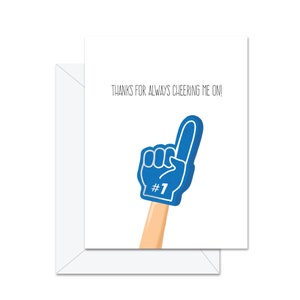 Merci de toujours m’encourager!- Carte de vœux