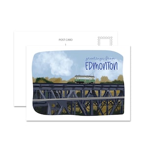 Cartes postales du pont High Level Edmonton
