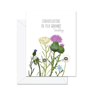 Félicitations pour votre mariage - Carte de voeux