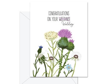 Congratulations On Your Weeding- Greeting Card