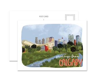 Carte postale Salutations de Calgary