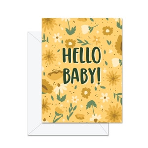Bonjour bébé - Carte de voeux