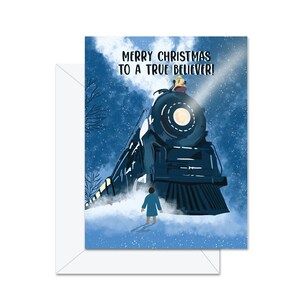 Joyeux Noël à un vrai croyant ! - Carte de voeux