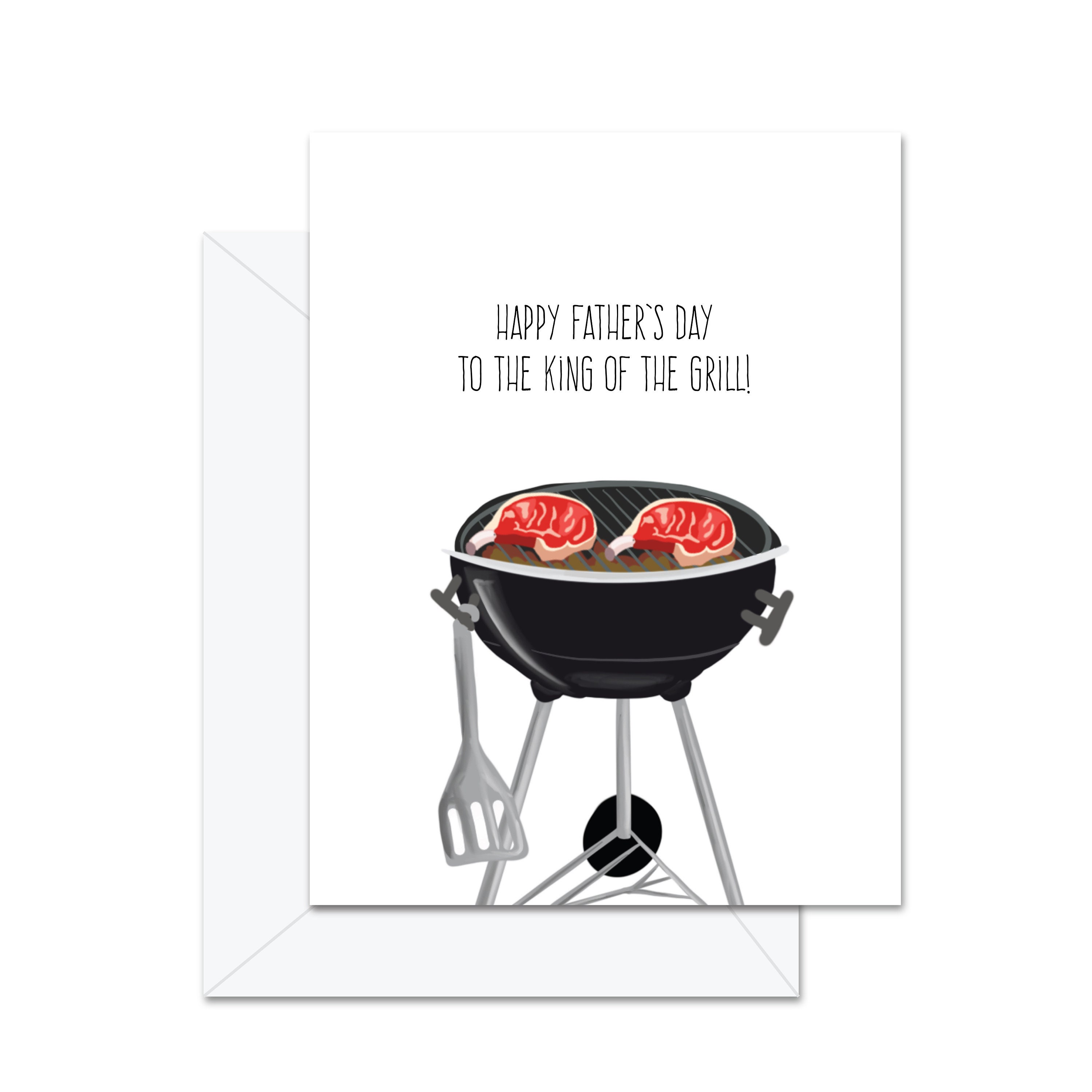 Klage bygning Indtil nu Happy Father's Day to the King of the Grill Greeting - Etsy