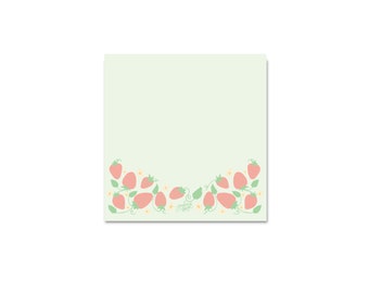 Strawberry Sticky Notes