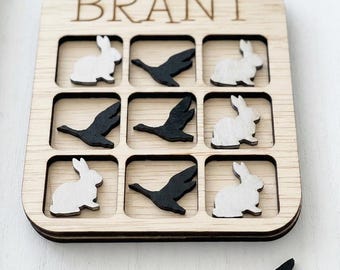 Personalized Tic Tac Toe | Hunting Pieces