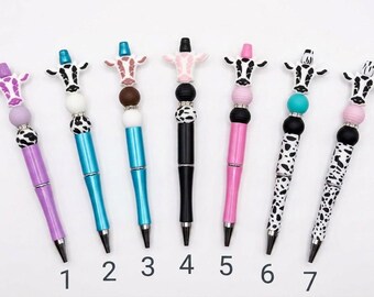 Silicone Bead Pens | Cows
