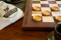 Handmade Walnut & Maple Checkerboard