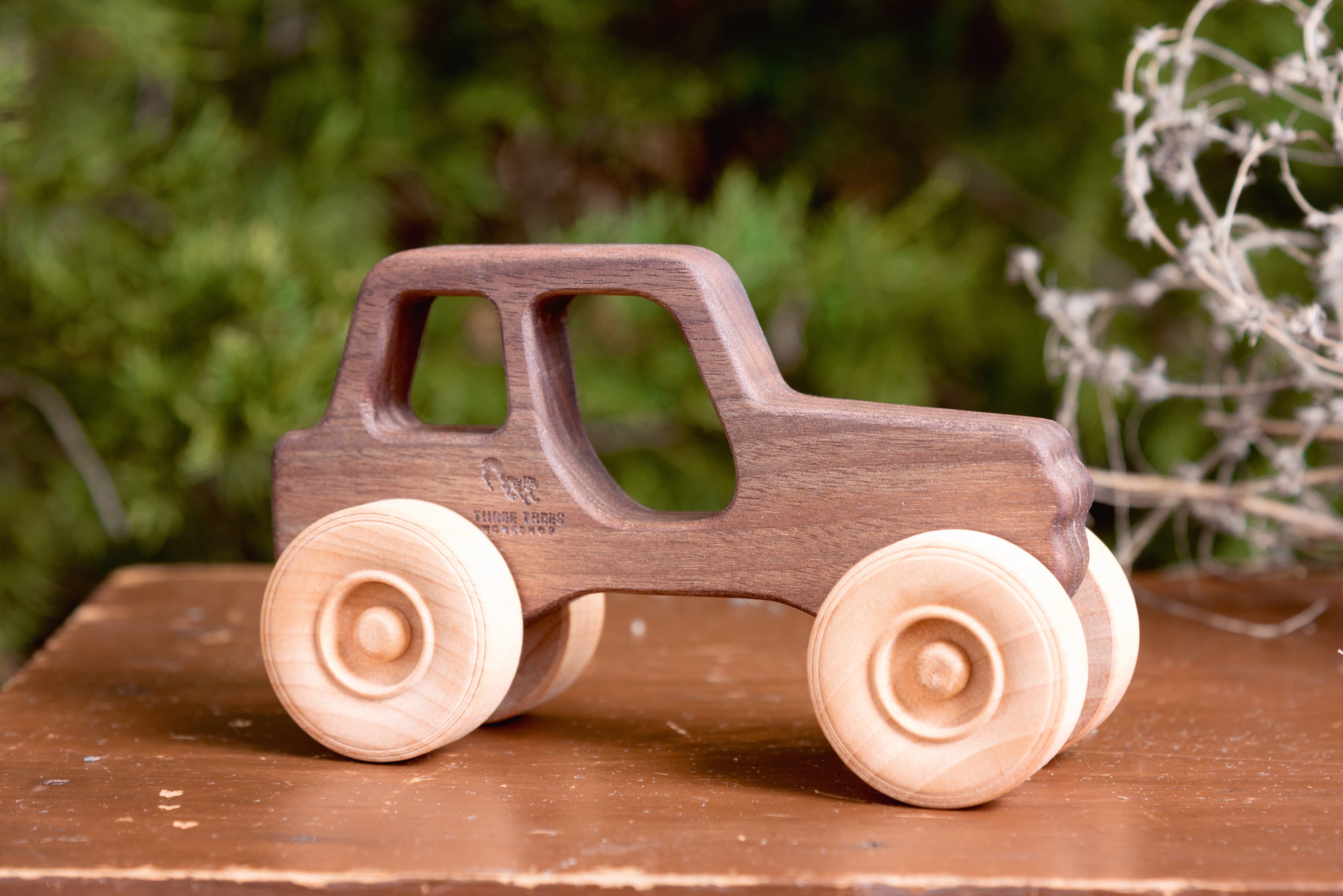 Wooden toy Jeep personalized toy car Jake the Jeep Etsy