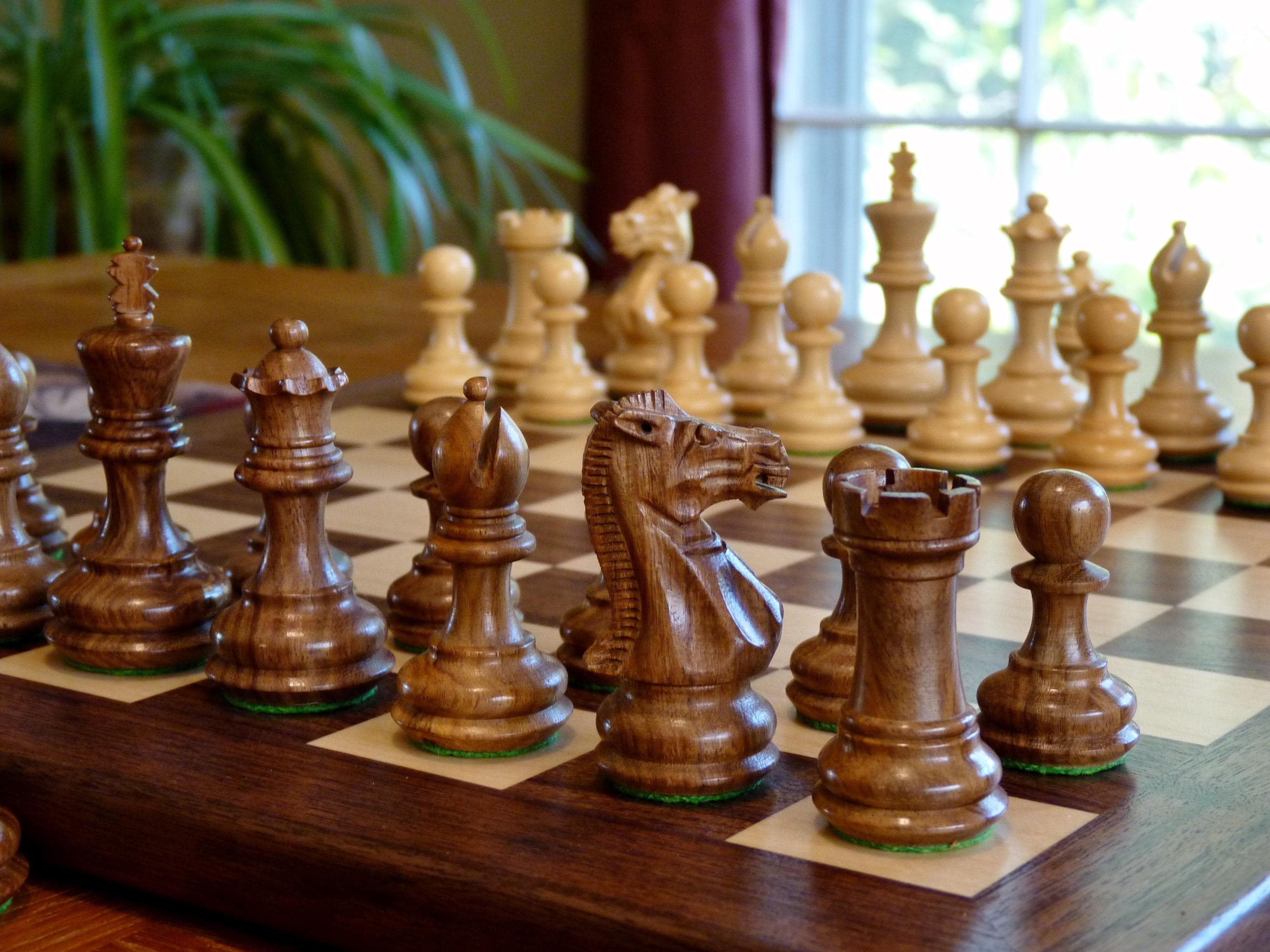 Heirloom Walnut And Maple Chessboard