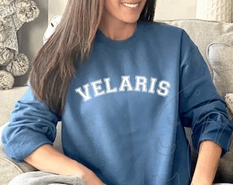 Velaris Varsity Sweatshirt SJM Unisex Sarah J Maas ACOTAR TOG