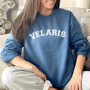 Velaris Varsity Sweatshirt SJM Unisex Sarah J Maas ACOTAR TOG