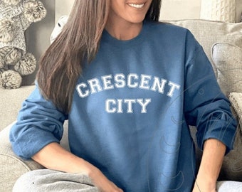 Crescent City Varsity Sweatshirt SJM Unisex Sarah J Maas ACOTAR TOG