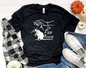 Laudna Fun Scary Tee Critical Role Inspired T-Shirt Casual Heather Bella Canvas Bells Hells Dungeons and Dragons