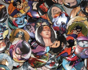 15 Random DC Comics Pins for 7.50