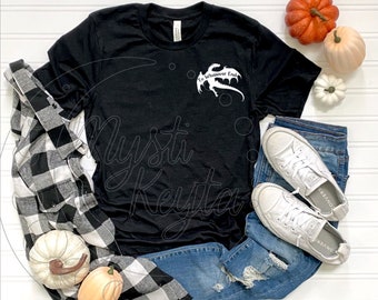 To Whatever End Throne of Glass Inspired Manon Blackbeak & The Thirteen Wyvern Tee SJM Unisex Sarah J Maas ACOTAR TOG Crescent City T-Shirt