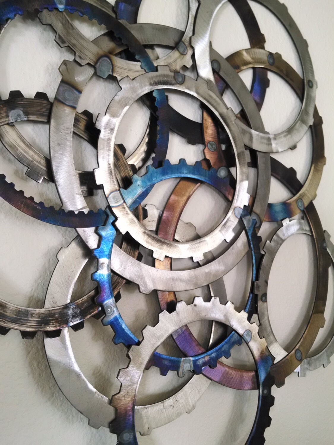 Colored Circles Wall Hanging Etsy