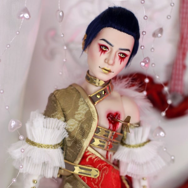 Monster high  BTS V OOAK The Trickster repaint custom doll