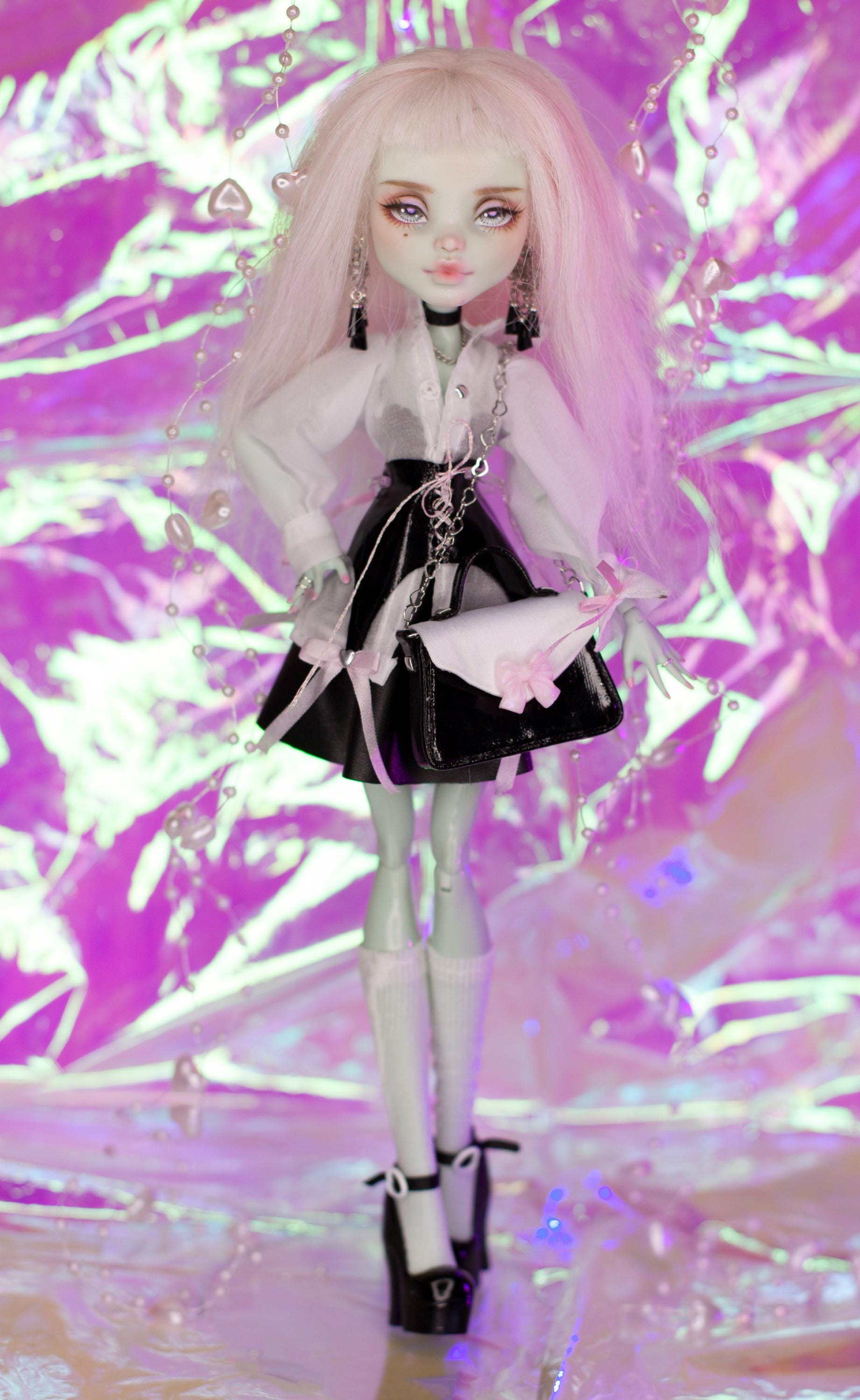 Monster High Frankie Stein OOAK  repaint custom doll