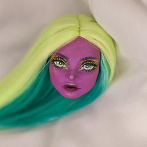 Monster High OOAK Kala Meri repaint custom doll HEAD!!