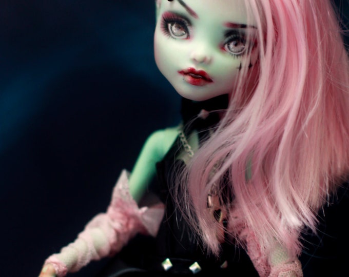 OOAK Frankie Stein Monster High Doll Repaint Custom - Etsy