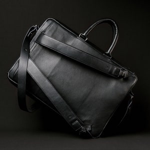 Sac à dos porte-documents noir, Combinaison sac à dos porte-documents, Porte-documents pour homme, Sac à dos pour ordinateur portable, Sac à bandoulière pour tous les jours, Gravure personnalisée