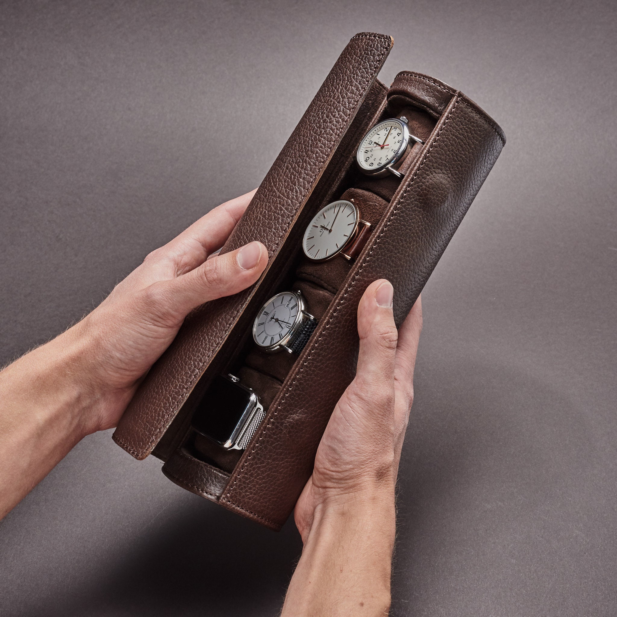 Leather Watch Roll Etsy Singapore
