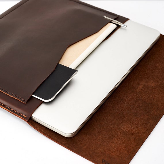 Brown Leather MacBook Pro Case 13 15 16 Inch. MacBook Air Etsy