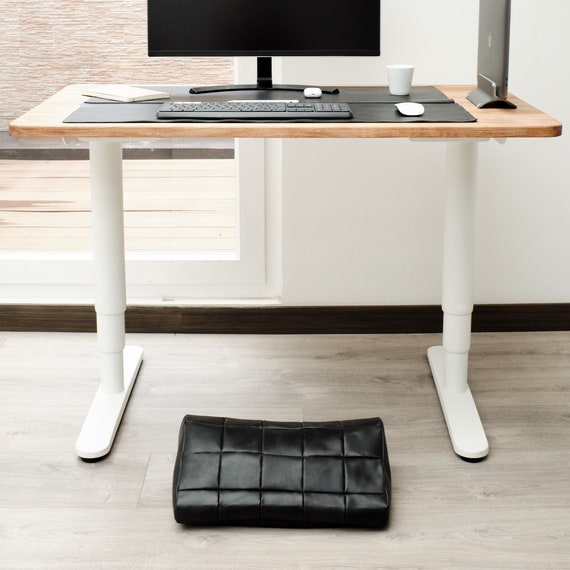 Adjustable Foot Rest - Under Desk Footrest with 2 Optional Covers