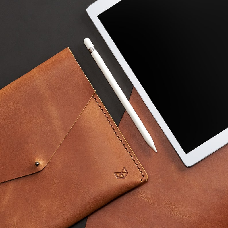 Tan Leather Microsoft Surface Go Sleeve Surface Pro Case Etsy