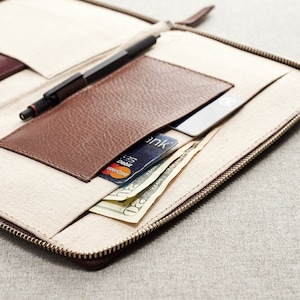 Leather Travel Document Organizer, Men Passport Wallet, Personalized Passport Holder, Customized Passport Cover. Monogram Mens Gifts