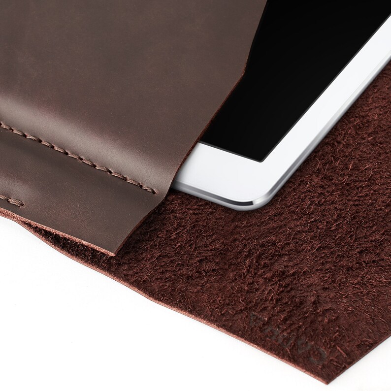 Brown Leather Ipad Case for Men Ipad Air Sleeve Ipad Pro Etsy