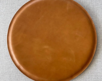Round Leather Chair Pad | Round Cushion Pad, Seat Cushion Dinning Stool Bench, round chair cushion, custom cushion for bench