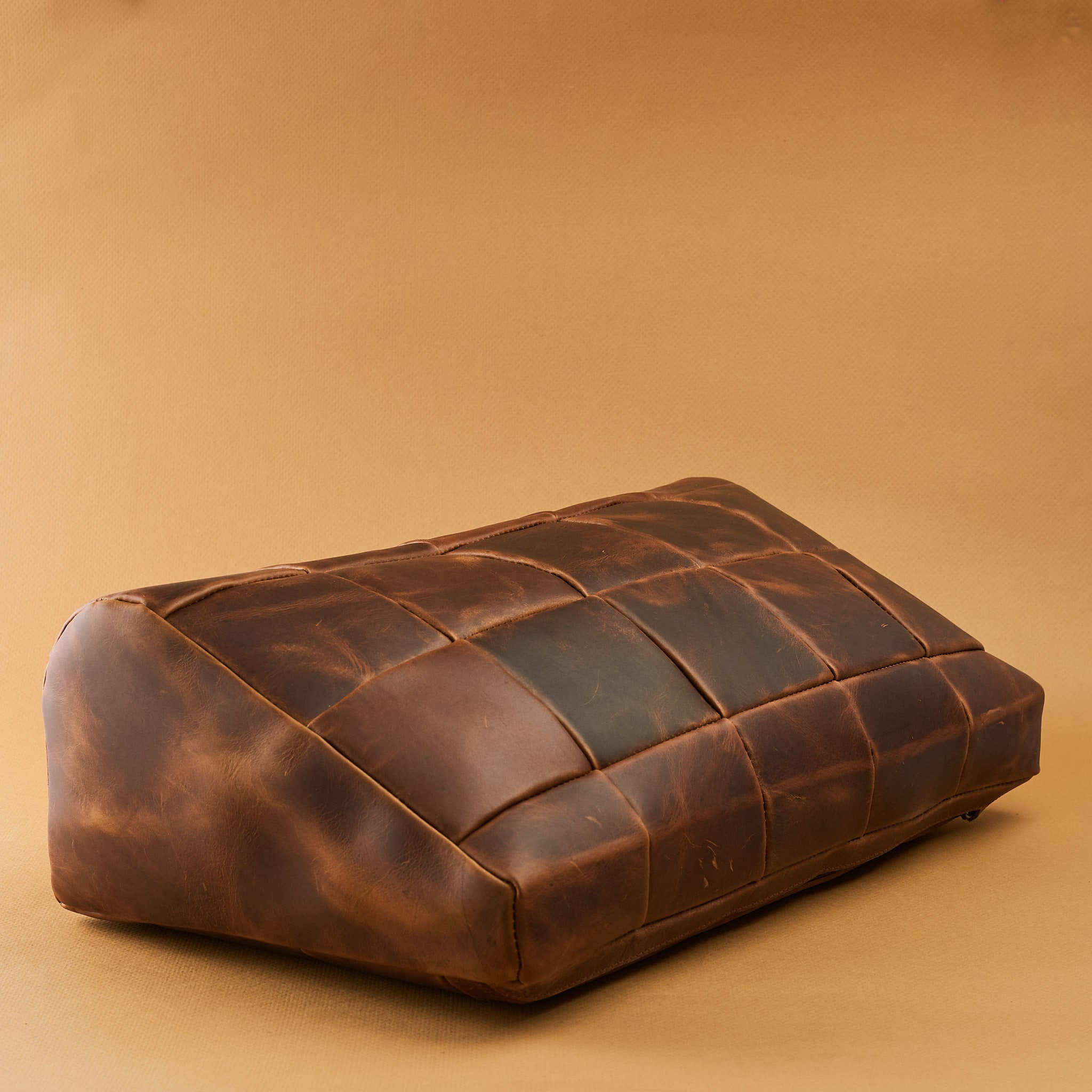 Leather Desk Footrest Cover · Tan by Modoun Home Decor