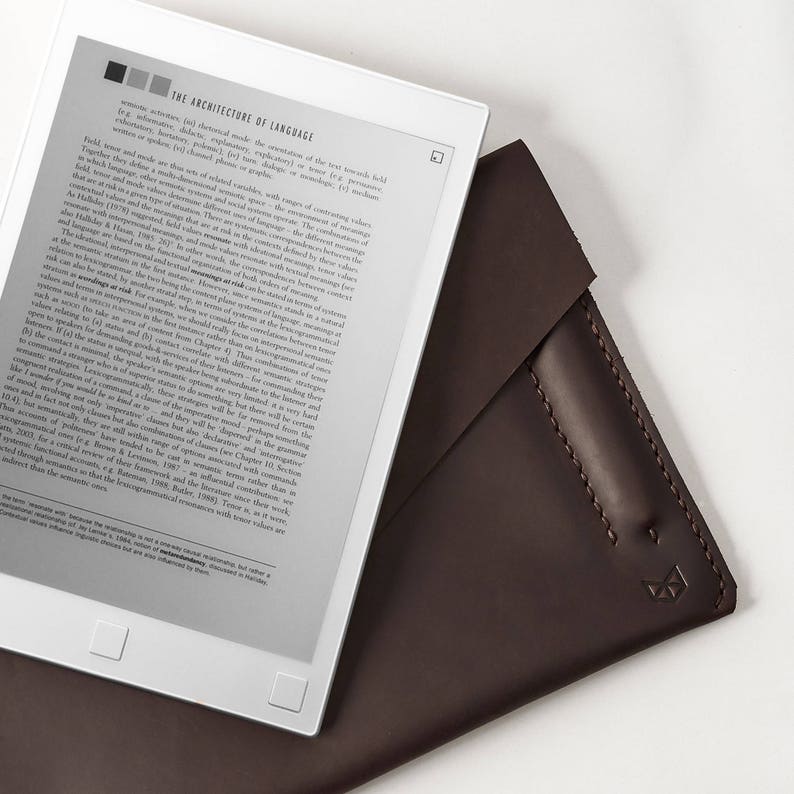 Brown Leather Remarkable Tablet Case Men Handmade Ereader Etsy