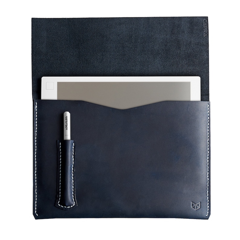 ReMarkable 2 leather sleeve Tablet Case Ereader Folio Etsy