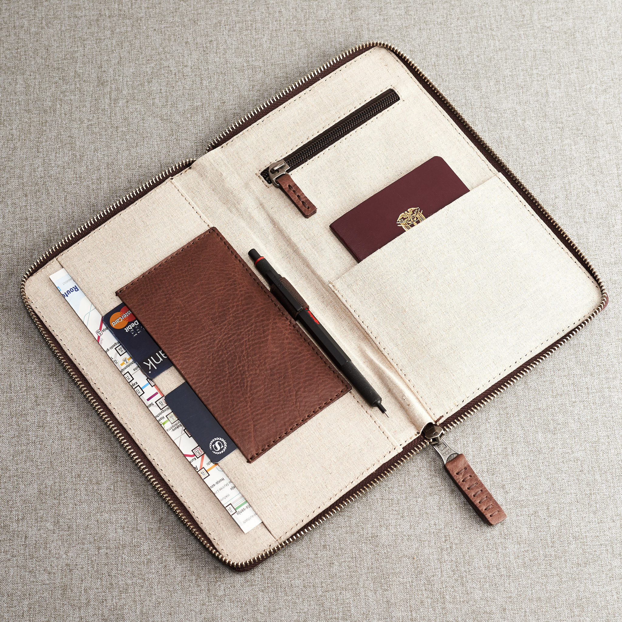 Brown Leather Travel Document Organizer Men Passport Wallet Personalized Passport Holder Customized Passport Cover. Monogram Mens Gifts Etsy