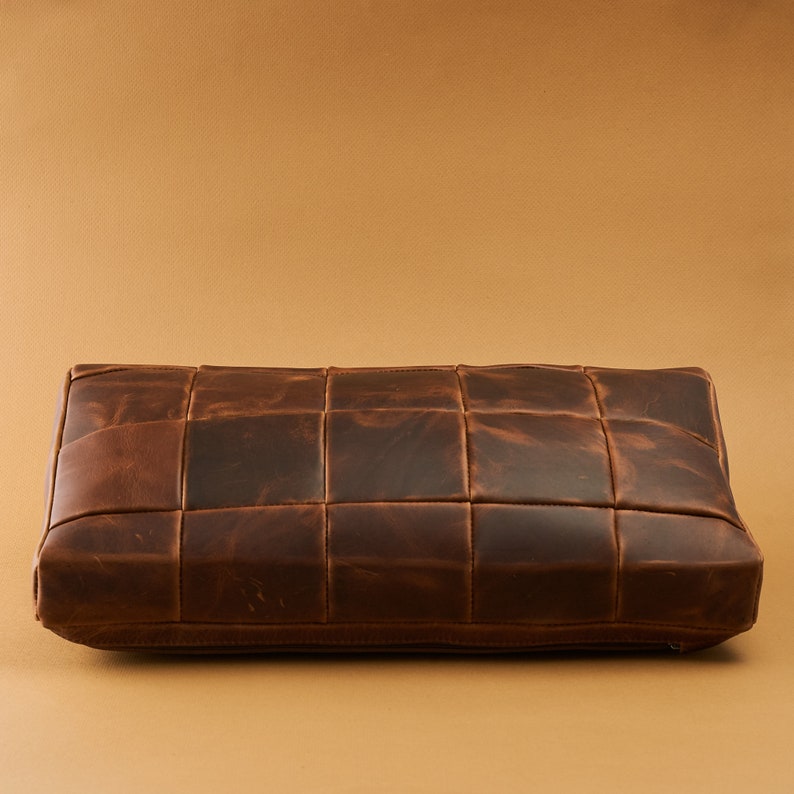 Leather Footrest Cover Distressed Tan Ergonomic Foot Rest Etsy