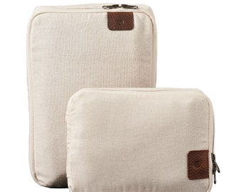 Linen Packing Cubes, Clothing Storage, Travel Cubes, Luggage Suitcase Organizer, Shoes Travel Bag, Packing Cubes for Travel, Travel Gift