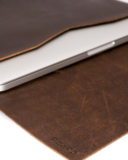 Brown Leather MacBook Air Case, MacBook Pro 13 Inch Sleeve