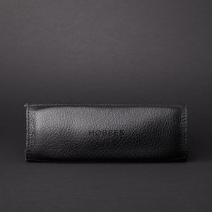 Custom engraving. AirPods Max Case Shield Black by Capra Leather