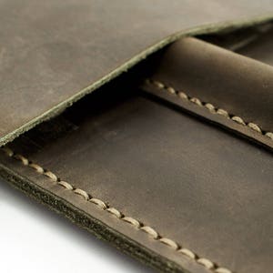 Green Leather Microsoft Surface Case, Microsoft Sleeve with Microsoft Pen Holder, Protective Carrying Bag, Custom Engraving, Gifts for Men