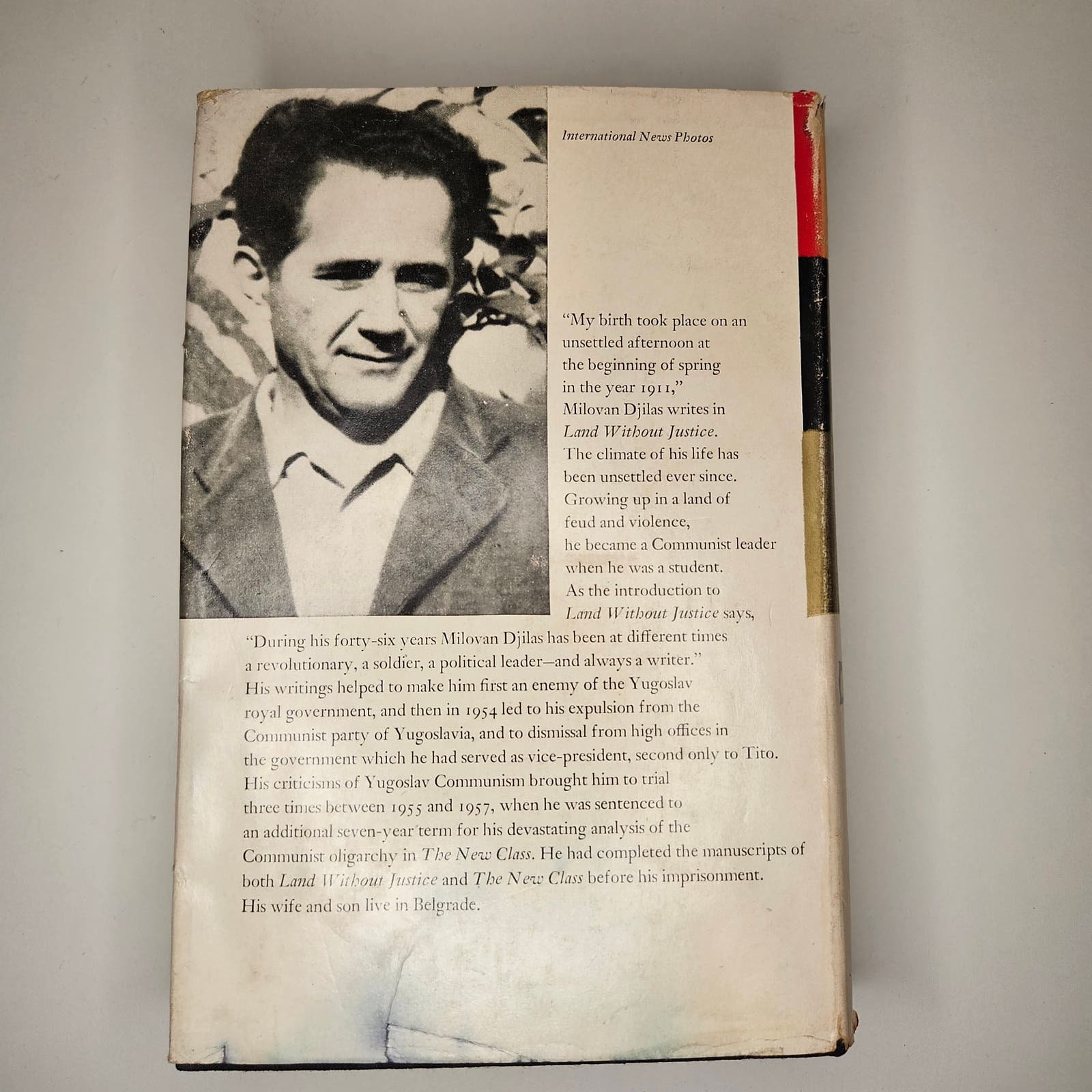 Land Without Justice an Autobiography of His Youth by Milovan Djilas Etsy