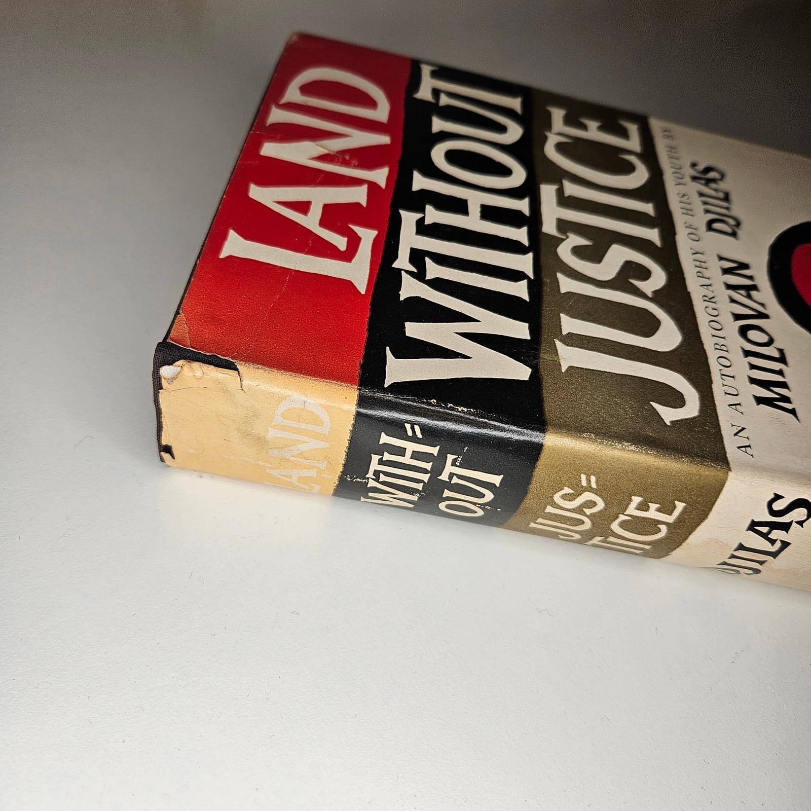 Land Without Justice an Autobiography of His Youth by Milovan Djilas Etsy