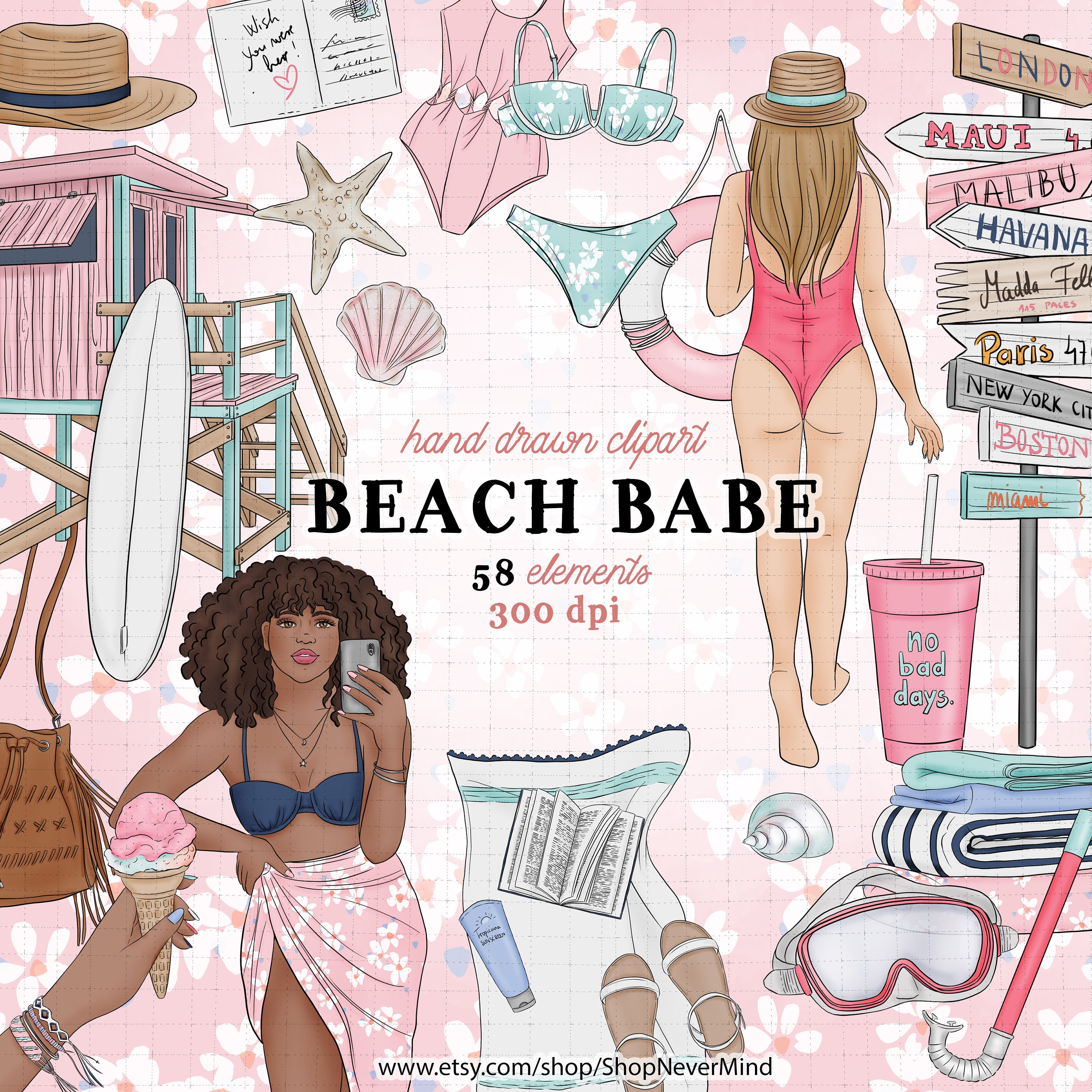 Beach Babe Hat - Etsy Canada