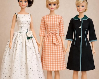 Ledger Doll Dress Pattern 11 1/2" Fashion Mail Order 9277