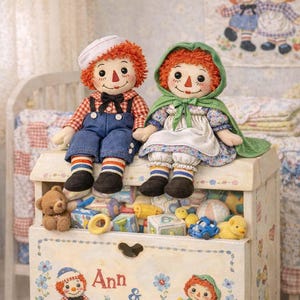 LETTER M 820 Ann & Andy Doll Schnittmuster mit Kleidung 19 "Tall Pdf