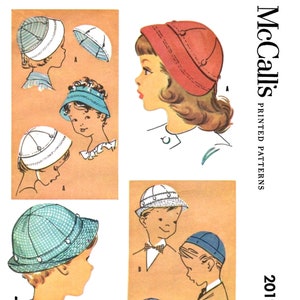 20" McCALLS # 2012  Unisex HATS Pattern