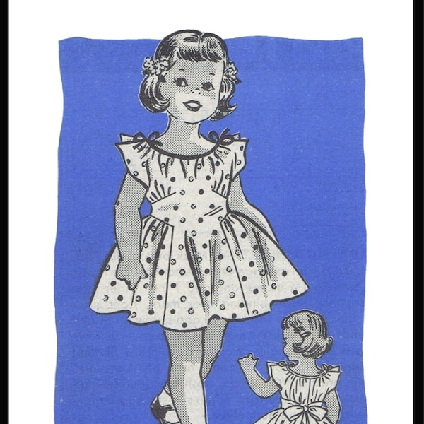 Unique Design # 4766 Dress Sundress   Pattern Child Girls Dress Frock Mail ORder Pdf  11x17 Ledger