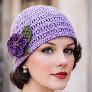 Patroon gehaakte muts LACY pet Bloem gehaakt ontwerp 746 Fascinator Chemo Cancer Alopecia modevak pdf